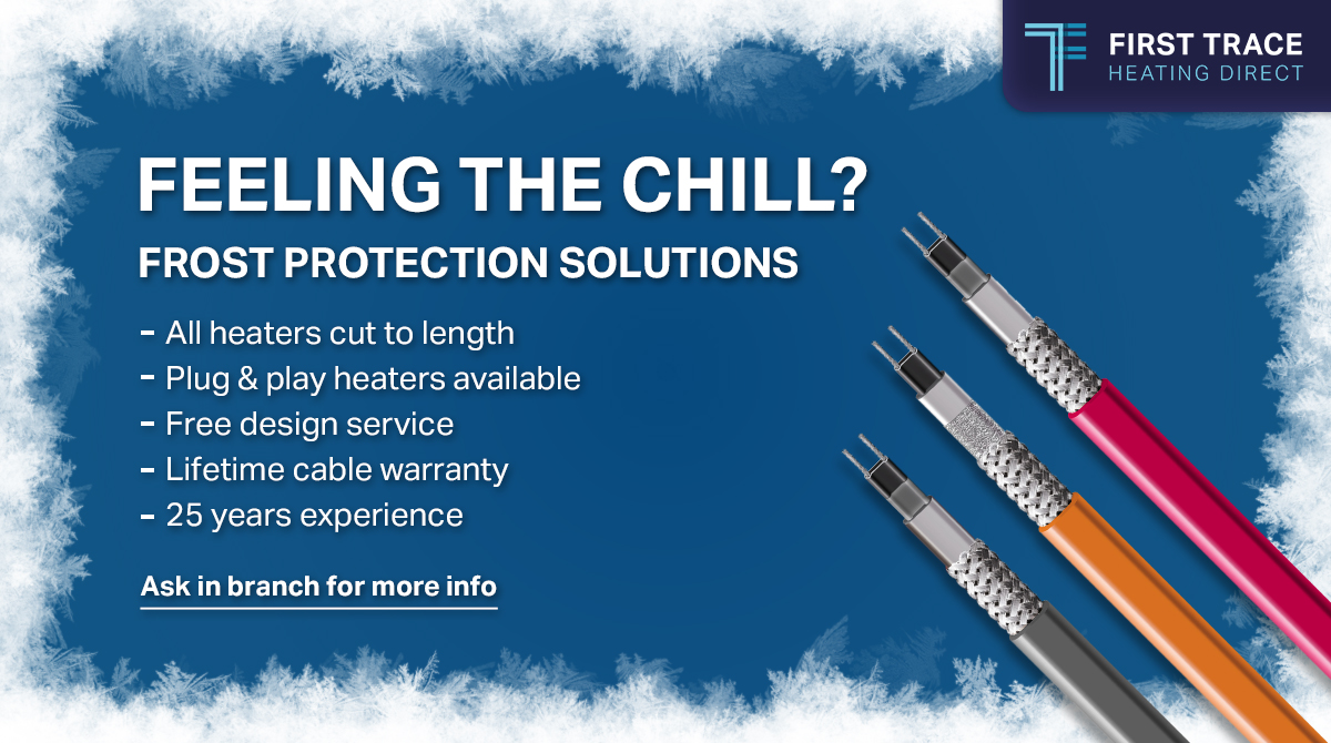 Feeling the Chill? Need frost protection solutions. Ask in-store for details. @ipg_the #snugunderfloorheating #snugufh #underfloorheating #snuglife