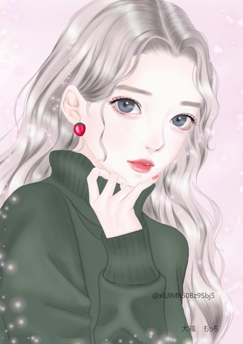 「green sweater grey hair」 illustration images(Latest)