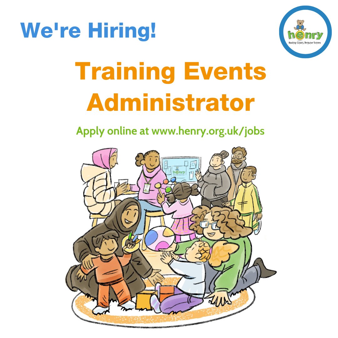We are looking for a skilled and experienced Training Events Administrator, to join our friendly and vibrant team based at our National Office in Eynsham. To find out more or to apply online visit henry.org.uk/content/traini… #vacancy #charityjobs #eynsham #OXFORDSHIRE
