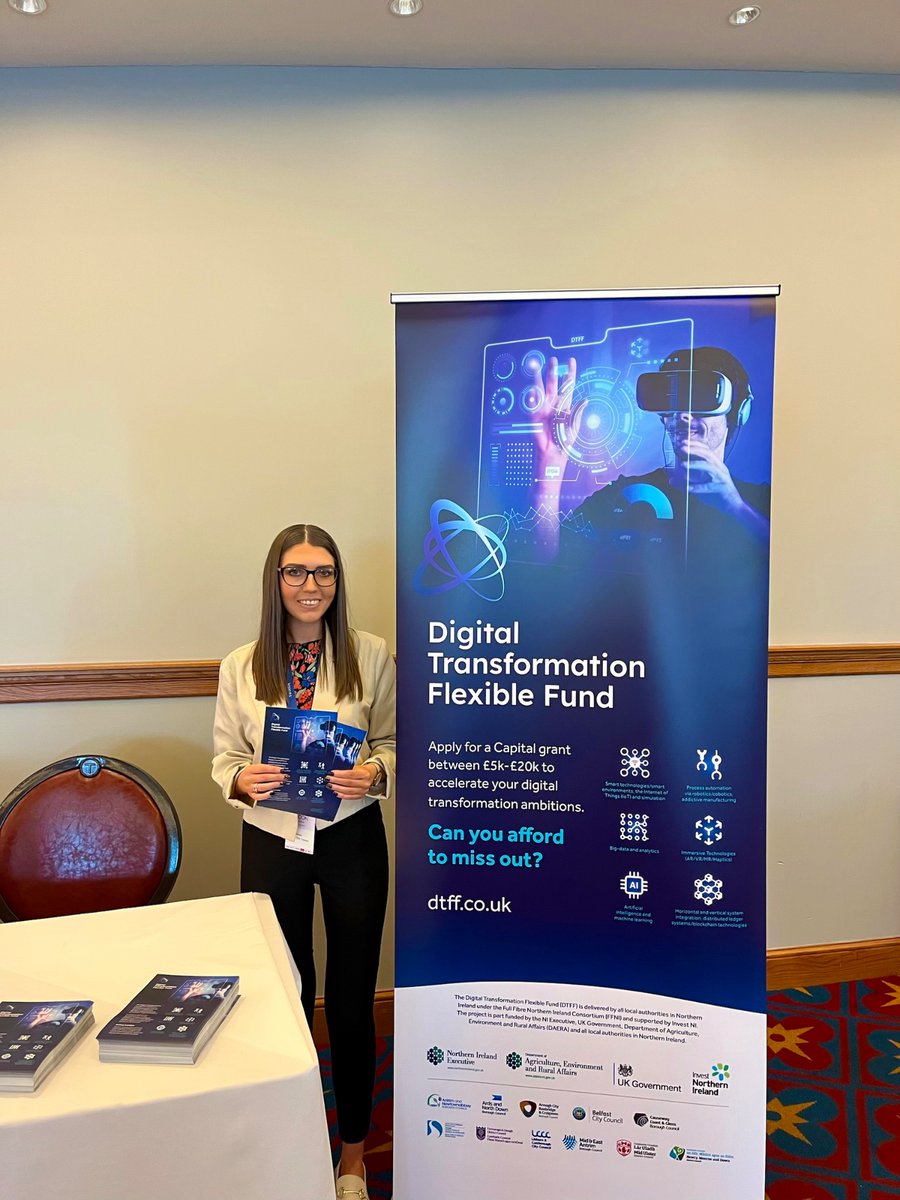 Digital Transformation Flexible Fund (@d_t_f_f) on Twitter photo We’re at #AICon2023, hosted by Kainos in <a href="/TitanicBelfast/">Titanic Belfast</a> today. Stop by to find out how we could potentially help fund your AI project idea and enable you to begin your digital transformation journey!
#AICon2023 #artificialintelligence #digitaltransformation #dtff We’re at #AICon2023, hosted by Kainos in <a href="/TitanicBelfast/">Titanic Belfast</a> today. Stop by to find out how we could potentially help fund your AI project idea and enable you to begin your digital transformation journey!
#AICon2023 #artificialintelligence #digitaltransformation #dtff