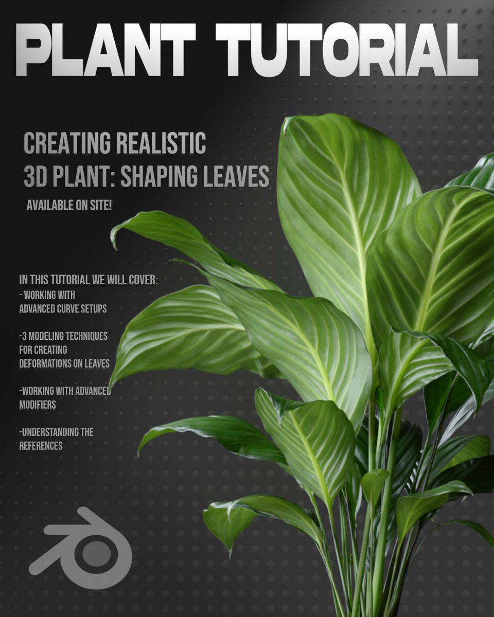 Texturescom's tweet image. Wanna know the secret ingredients to create the best 3D plants in the world? Or just want to learn advanced features to be a Blender pro? Our third written tutorial with attractive visuals is available on site! 🌿

#3d #3dtutorial #blender #blender3d #3dartist