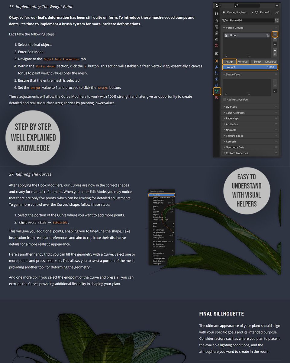 Texturescom's tweet image. Wanna know the secret ingredients to create the best 3D plants in the world? Or just want to learn advanced features to be a Blender pro? Our third written tutorial with attractive visuals is available on site! 🌿

#3d #3dtutorial #blender #blender3d #3dartist