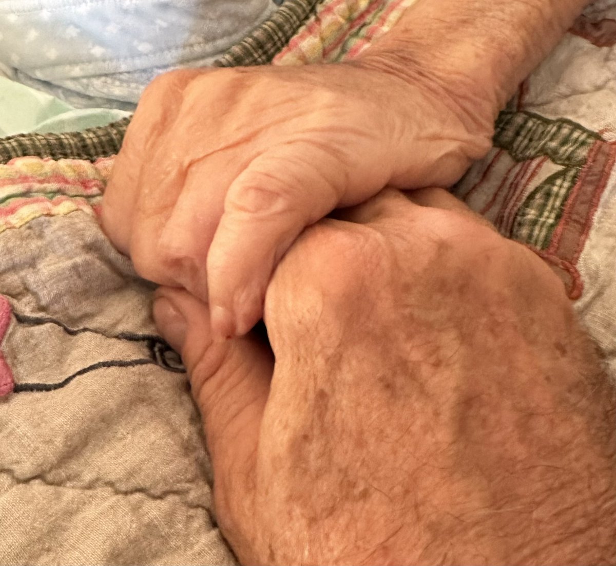 Mom is hangin’ in - A true warrior- thank you for your prayers…🙏