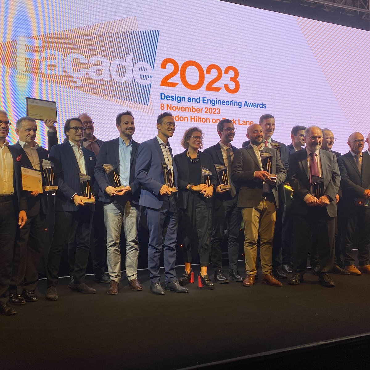 EOCengineers's tweet image. We won THREE awards at the Society of Façade Engineering (SFE) Awards last night!

#awards2023 #facadeengineering  #sfe #societyoffacadeengineers