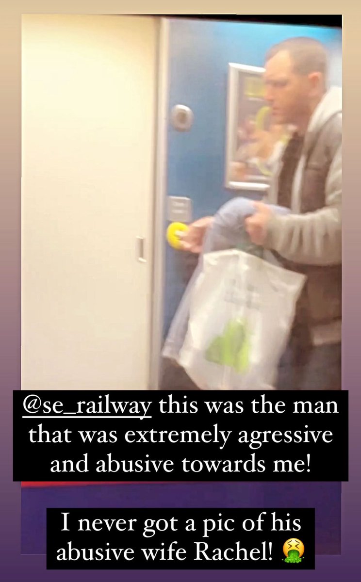 On my way home, last night, travelling on a <a href="/Se_Railway/">Southeastern</a> train, I was faced, yet again, with a racist abusive caucasian person! This man &amp; wife have been reported by staff in the past, apparently but nothing seems to be getting done. Neither of them should be allowed to travel! 😡