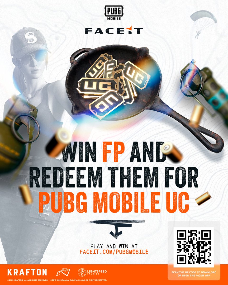 FACEIT PUBG MOBILE (@faceitpubgm) on Twitter photo Join today's Europe, Middle East, and Africa <a href="/PUBGMOBILE/">PUBG MOBILE</a> tournament to win FACEIT Points and qualify for the November Finals!
faceit.com/en/pubgmobile/… Join today's Europe, Middle East, and Africa <a href="/PUBGMOBILE/">PUBG MOBILE</a> tournament to win FACEIT Points and qualify for the November Finals!
faceit.com/en/pubgmobile/…