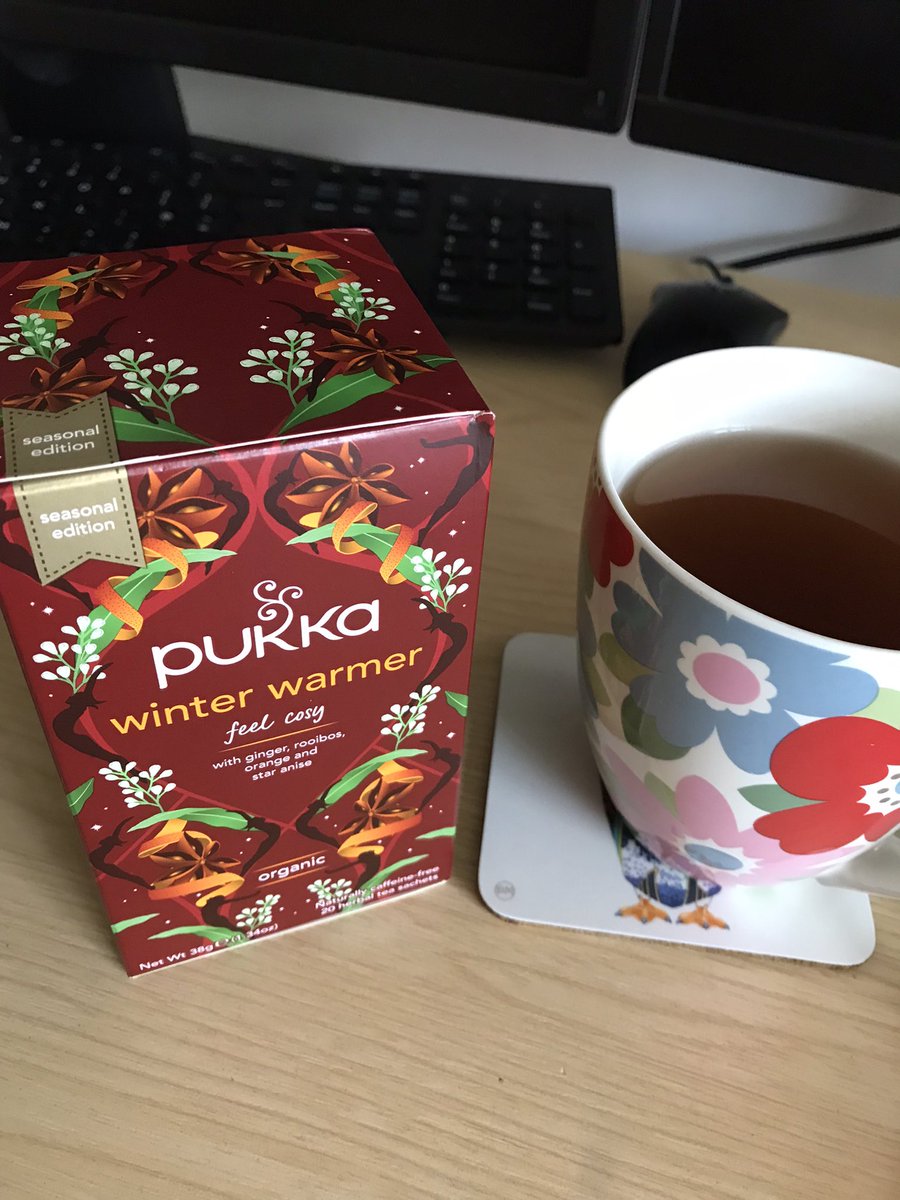 Mmm these are lovely 😋Christmas in a cup 🎄🎅🏻🥰#pukkatea #winterwarmer