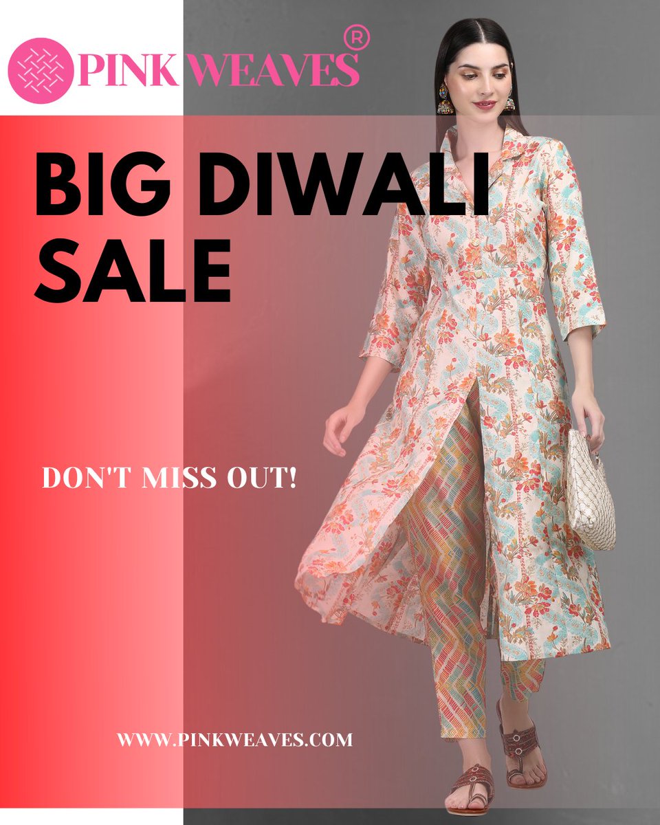 🪔Our Diwali fashion Extravaganza is here!🪔

Get ready to light up your celebrations with the most dazzling fashion
🗓️ From 9th Nov. to 15th Nov.
#pinkweaves #pinkweavesapparels #Diwali2023 #BigBoss17 #Tiger3Booking #SuperM #NZvsSL