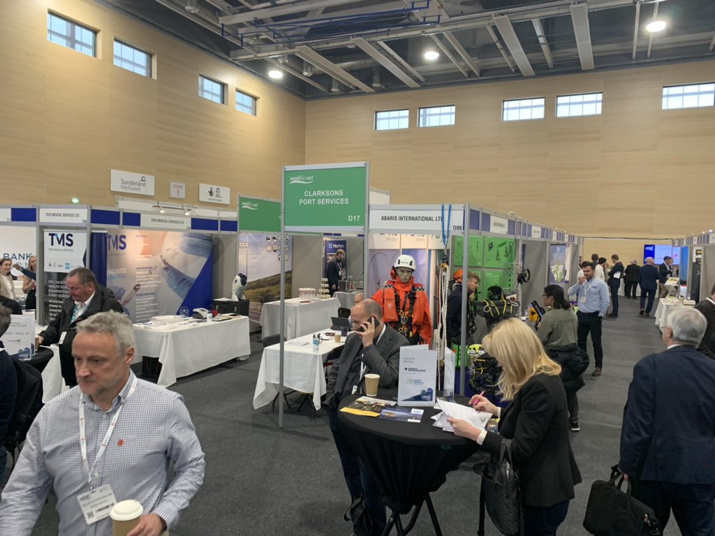 Day 2 of Offshore Wind North East #owne2023 Conference and Exhibition in Sunderland for <a href="/HOTAltd/">HOTA</a>  Lots of insightful presentations and productive networking. Great to see so many familiar faces here from  <a href="/HumberMandR/">Humber Marine and Renewables</a>