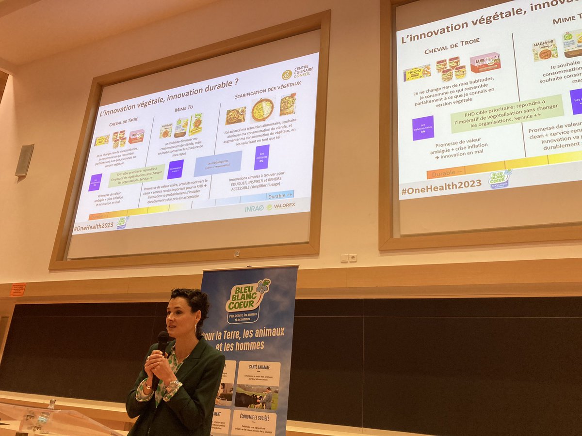 Nathalie KERHOAS (@kerhoasnathalie) on Twitter photo #OneHealth2023
Flore Millet (<a href="/3CCulinaire/">Centre Culinaire Conseil</a>) : lâinnovation vĂ©gĂ©tale : une innovation durable ?
Il reste beaucoup de travail pour assurer performances nutritionnelles, innocuité et plaisir #OneHealth2023
Flore Millet (<a href="/3CCulinaire/">Centre Culinaire Conseil</a>) : lâinnovation vĂ©gĂ©tale : une innovation durable ?
Il reste beaucoup de travail pour assurer performances nutritionnelles, innocuité et plaisir