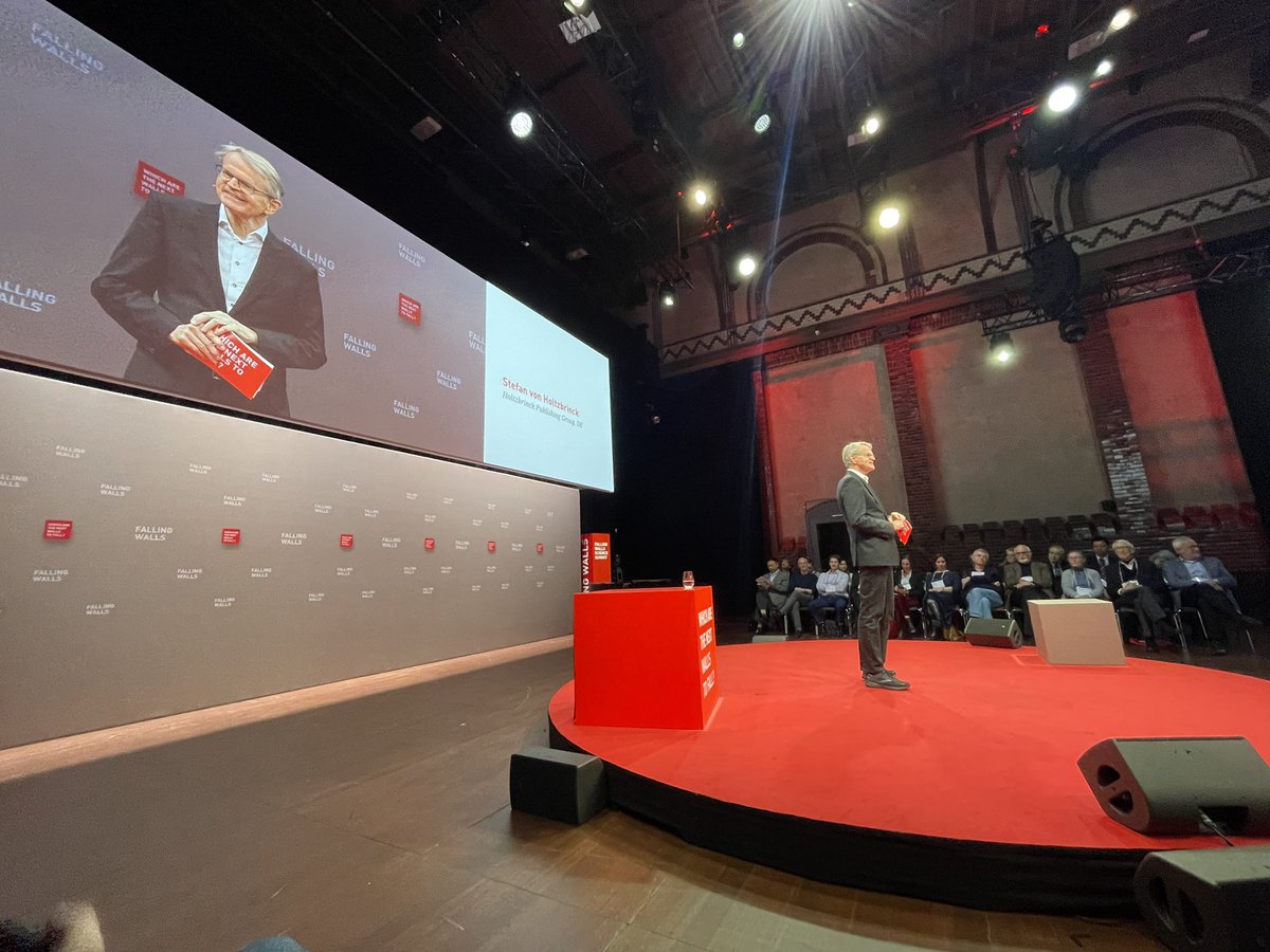 FunSizeSuze's tweet image. Such inspiring talks at @Falling_Walls  #ScienceBreakthrough Day! #ScienceSummit23 #FallingWalls