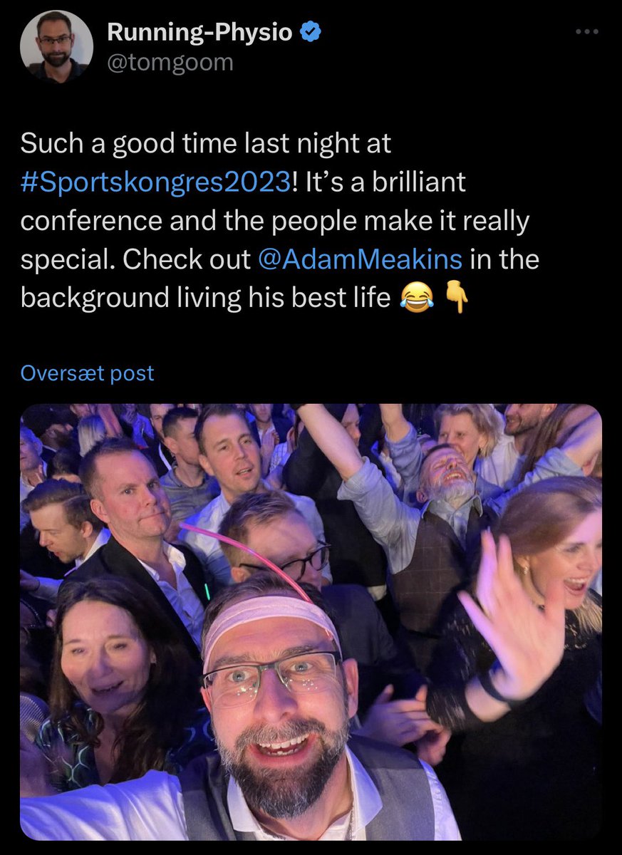 THROWBACK THURSDAY
The atmosphere, the people, the party and the speaks ❤️ #WeLoveSportskongres and we can’t wait to do this again 🙌🏻
Repost of tweet by Running-physio aka <a href="/tomgoom/">Running-Physio</a>.
#tbt #Sportskongres2023 #WeLoveSportskongres
