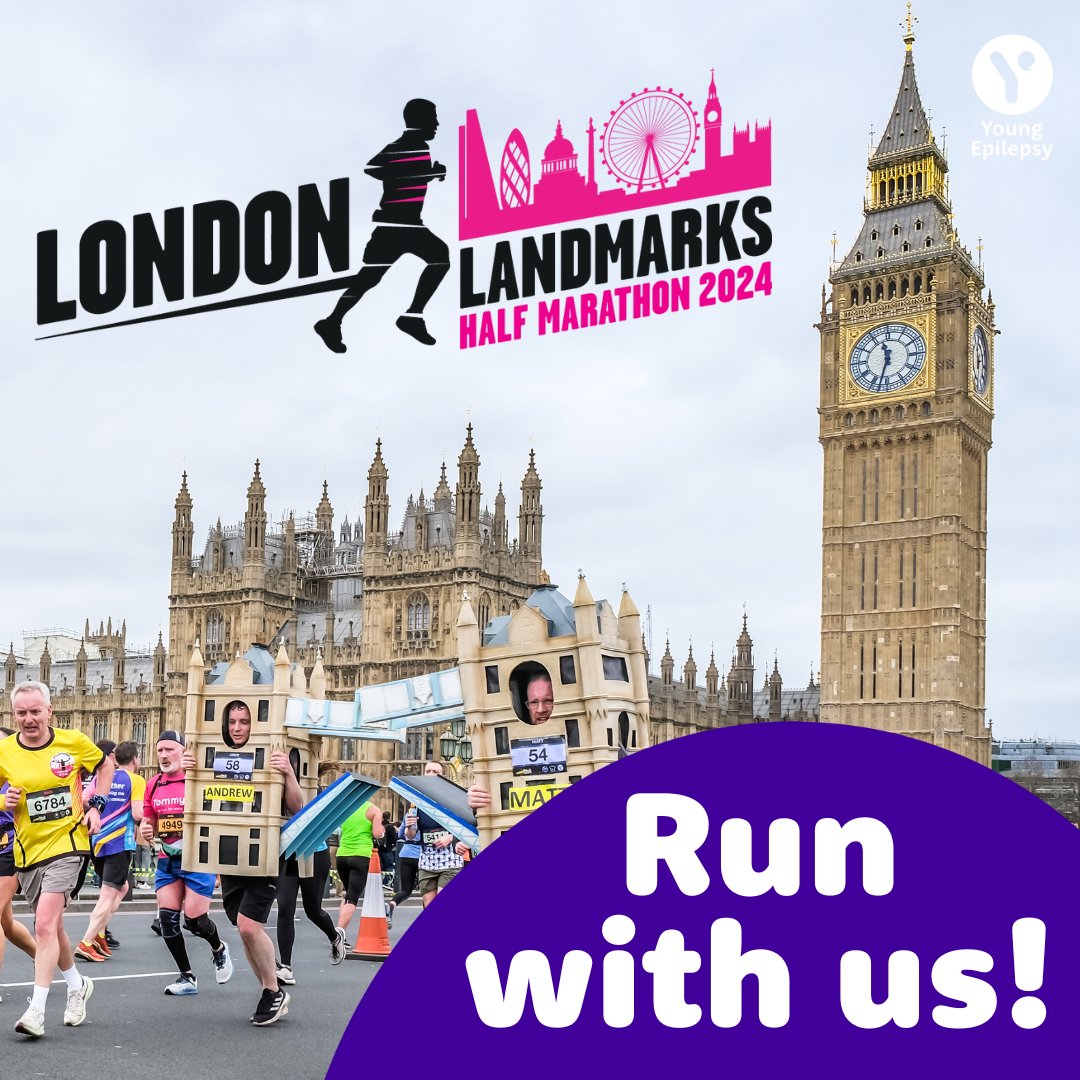 Join #TeamPossible in the London Landmarks Half Marathon 2024 and help transform the lives of children and young people living with epilepsy. To find out more and sign-up visit: youngepilepsy.org.uk/events/london-…

#LondonLandmarks2024 #RunForACause #SupportYoungEpilepsy #MakeADifference
