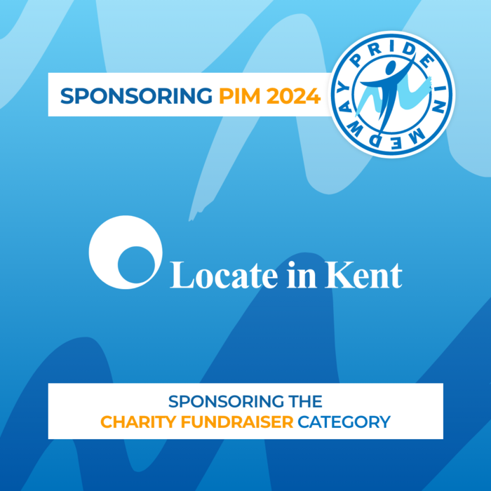 Our 9th and final sponsor for Pride in Medway is <a href="/LocateInKent/">Locate in Kent</a>  who are kindly sponsoring Charity Fundraiser. ✨

Do you know a charity that has made a difference in the community? Nominate them today: zurl.co/zZDz 

#medway #medwaycommunity #community