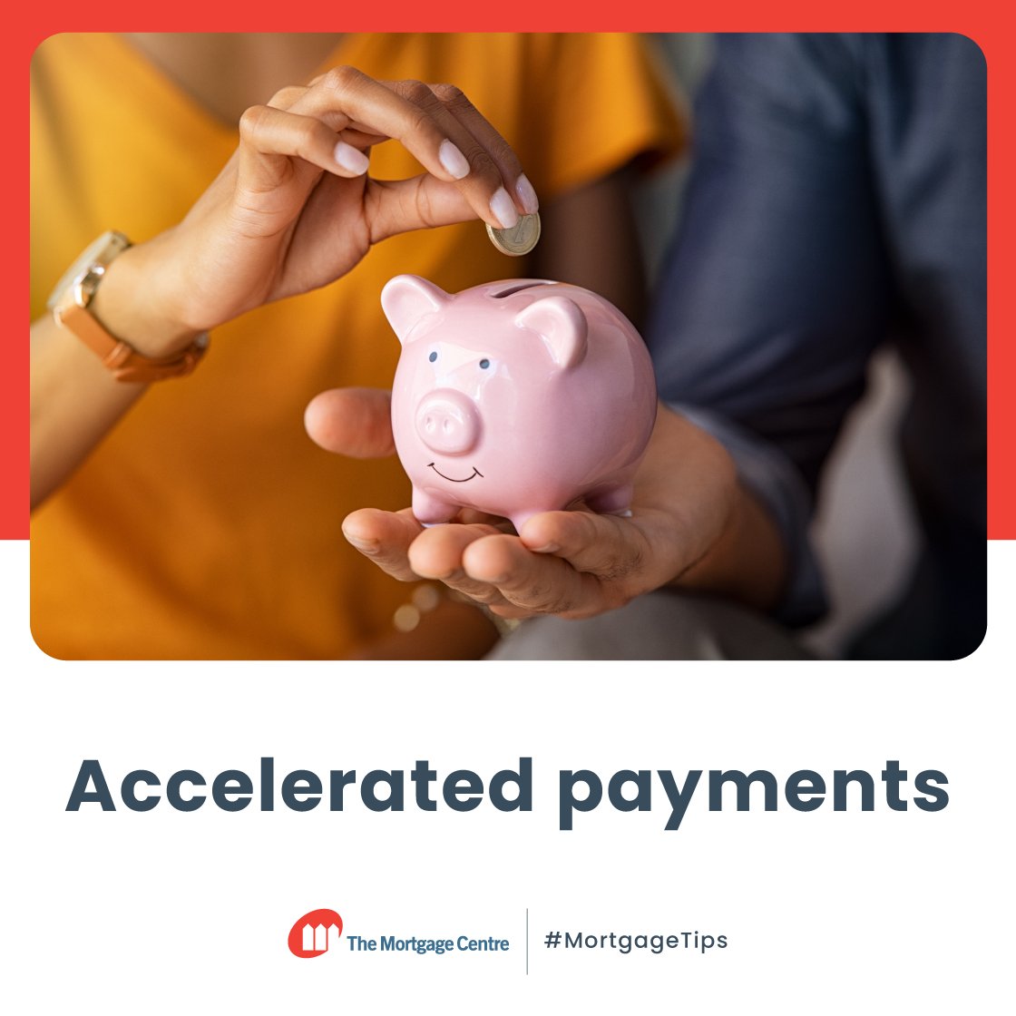 Did you know? You can decrease your mortgage term by making accelerated payments! For example, on a 30-year mortgage, a one-time 10% increase on your monthly payment can shave four years off your mortgage.
#mortgagetips #mortgagebroker #mortgagcentrecanada