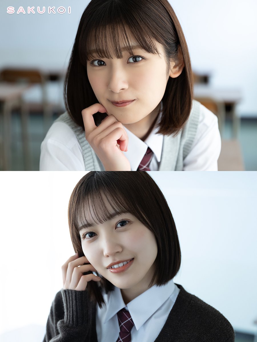 井上梨名 & #松田里奈 ＼ 制服を可愛く着崩した #櫻坂46 が登場