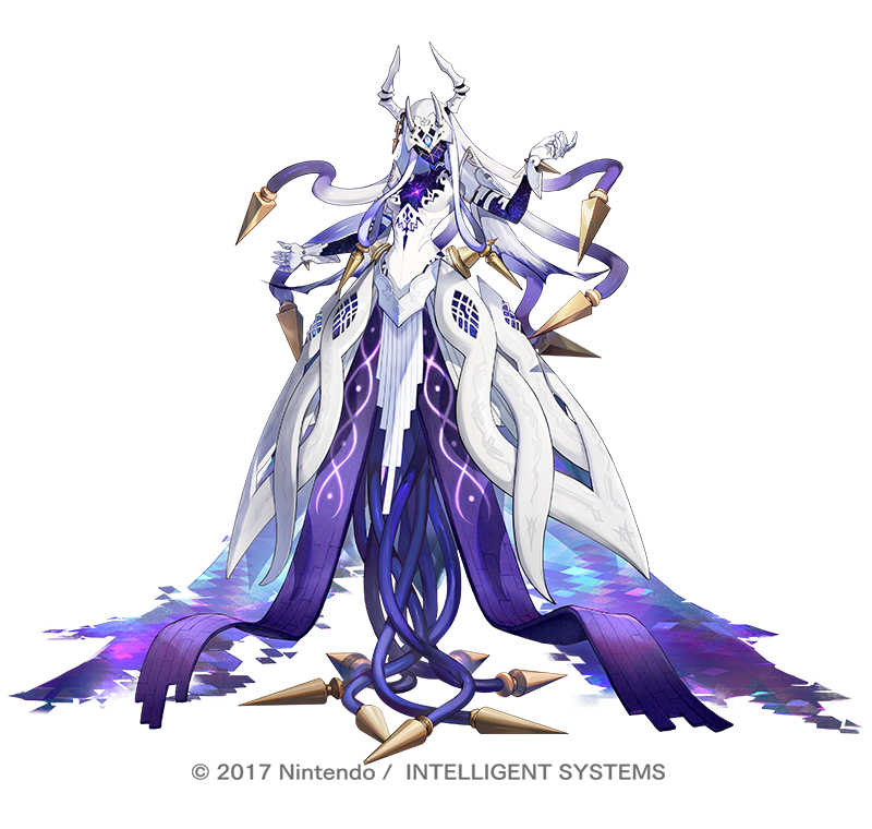 「『ファイアーエムブレム ヒーローズ』 戦渦の連戦+に登場する「虚無の王 ギンヌン」|houのイラスト