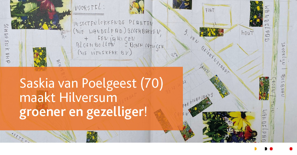 Al 45 jaar woont Saskia van Poelgeest (70) in de Roosendaalstraat. Ze is erg tevreden, maar het mag wel wat groener. Toen ze over de actie ‘Groen in Beweging’ hoorde, bedacht ze een plan en diende dit in bij gemeente Hilversum. Benieuwd naar haar plan?👉🏻 dudokwonen.nl/over-ons/actue….