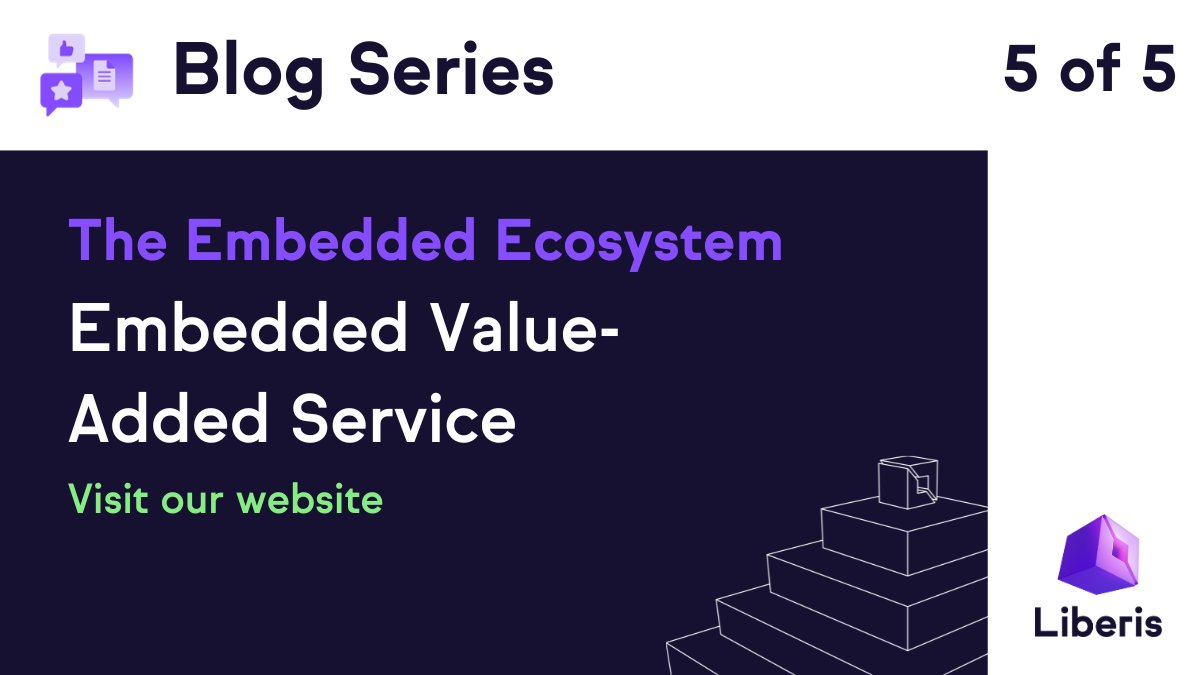 🔍Let's explore 'Embedded Value-Added Services' in the fifth and final blog of the Embedded Ecosystem Series! This blog discusses how embedded value-added services can help businesses build and maintain strong customer loyalty and relationships. lnkd.in/eRRexeK5