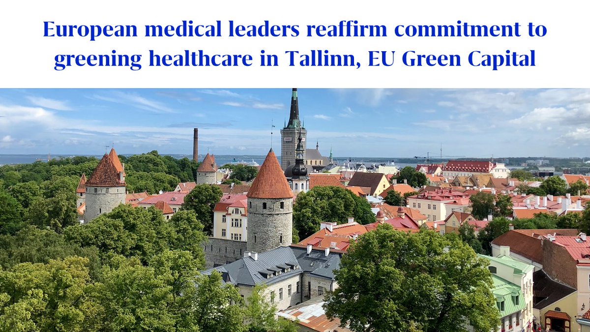 CPME_EUROPA's tweet image. 📢 European doctors reaffirm commitment to greening healthcare

Representatives of Europe’s medical associations convene from 10-11 November in Tallinn, the #EUGreenCapital 2023

👉 Read our press release: cpme.eu/news/european-…