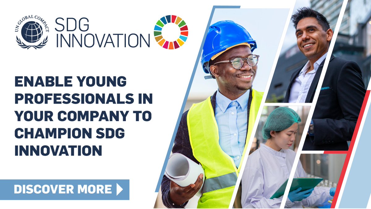 Sign up for the #SDGInnovation accelerator and empower young professionals in your organisation to identify innovative solutions for your company’s sustainability challenges. Find out more ➡️ bit.ly/3se7FC5 #SDGI24