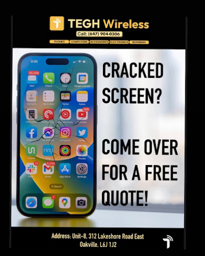 Are you looking for the Best #Phoneaccessories in #KerrVillage? Then contact TEGH Wireless Oakville. They are based in Kerr Village, Ontario. They are a complete cellphone store and an Apple Specialist Repair Service Provider.  Visit them for more info:- maps.app.goo.gl/qd6GJRkd6toJfD…