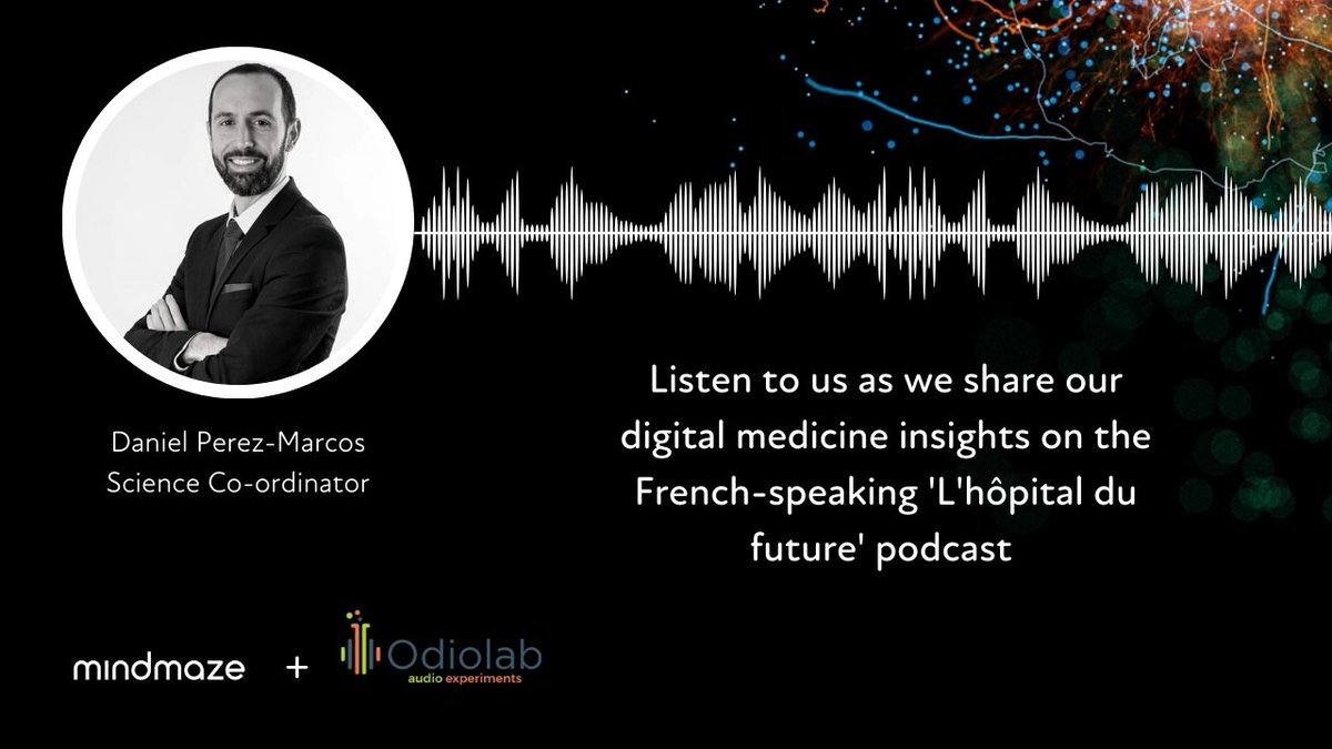 Always keen to share our passion for digital medicine and our neurorehab insights, our Science Co-ordinator, Daniel Perez-Marcos, was a guest on the French-speaking 'L'hôpital du future' [Hospital of the future] podcast recently. Listen here: odiolab.ch/podcast/l-hopi…