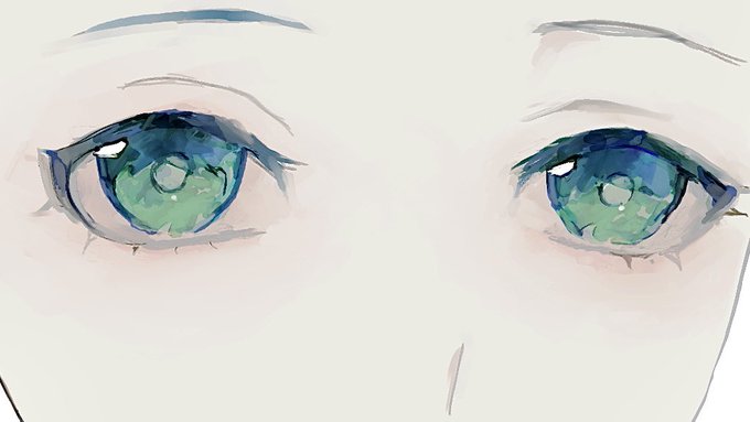 「eyelashes reflection」 illustration images(Latest)