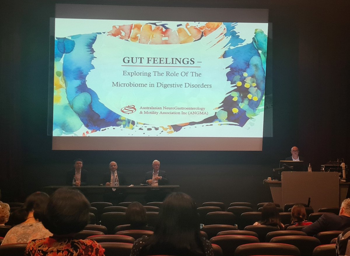 Furness Lab (@thefurnesslab) on Twitter photo Kicking off <a href="/ANGMA_AU/">ANGMA</a> with a stellar line-up of public lectures about gut feelings! Great talks highlighting the importance of the gut microbiome 👏
<a href="/Prof_NickTalley/">Prof. Nick Talley</a> <a href="/sunnyheiwong/">Sunny Wong</a> <a href="/emadelomar/">Emad El-Omar</a> Kicking off <a href="/ANGMA_AU/">ANGMA</a> with a stellar line-up of public lectures about gut feelings! Great talks highlighting the importance of the gut microbiome 👏
<a href="/Prof_NickTalley/">Prof. Nick Talley</a> <a href="/sunnyheiwong/">Sunny Wong</a> <a href="/emadelomar/">Emad El-Omar</a>