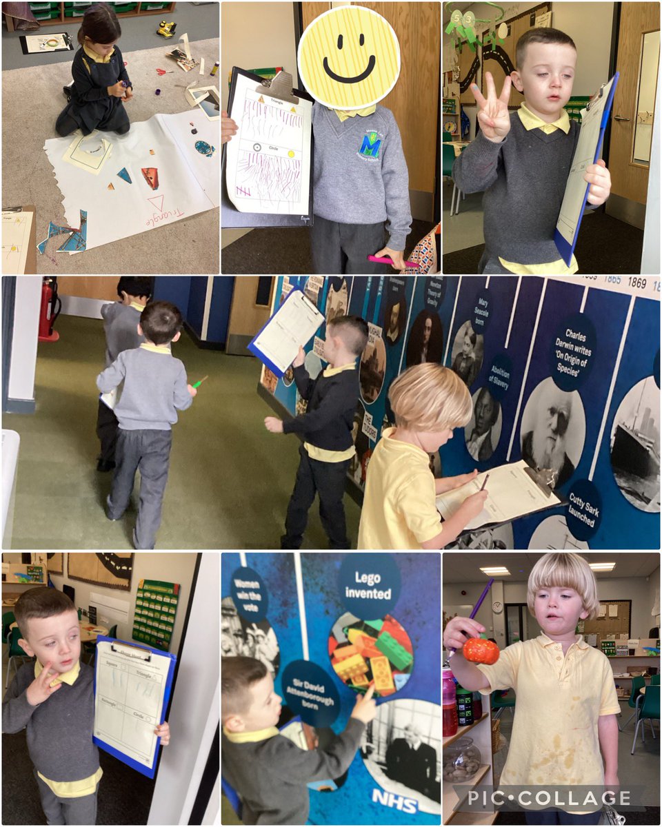I see shapes, I see shapes shapes shapes. Everywhere I go, I see lots of shapes 🔺🟦🧱🌎 
.
. 
The children enjoyed their shape hunt around the school 🌟
#shapeseverywhere #shapehunteyfs #determination #teamwork <a href="/mesne_lea/">Mesne Lea</a> <a href="/MissSmithRB_ML/">Miss Smith</a> <a href="/MissAlexander10/">Miss Alexander</a>