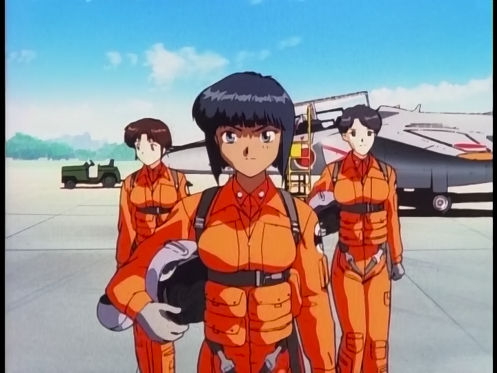 Screenshots of Arisa Mitaka from 801 T.T.S. Airbats / Aozora