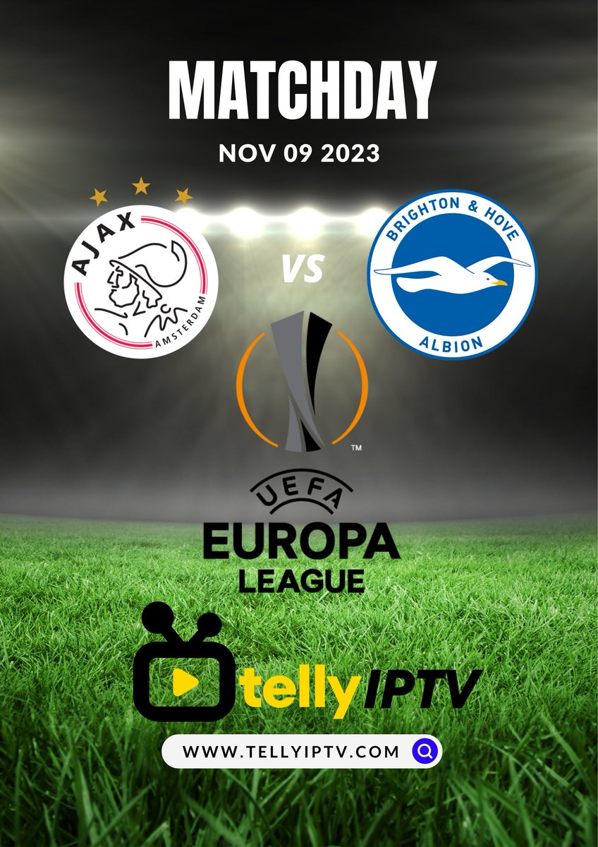 subscribe now and watch All Premium Sports & PPV Events
Secure & Reliable IPTV Services 🛡️
Get your Free Trail  tellyiptv.com
22K LIVE channels & 120k Vods Updated✨
#EuropaLeague #UEL #UCL #MATCHDAY  #MatchdayLive #ajabha #AfcAjax #brightonfc #brightonfans #Ajaxfans