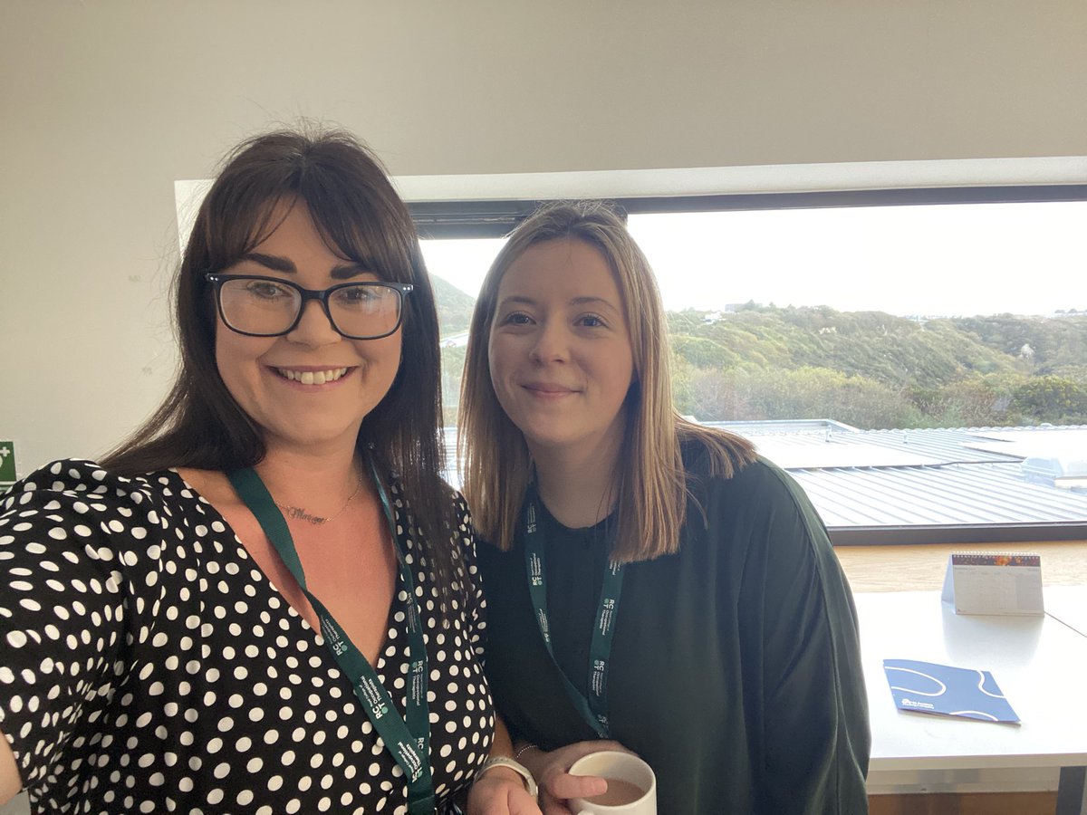 Networking at break time ☕️💚 <a href="/Alicekeast3/">Alice</a> #CornwallRCOT