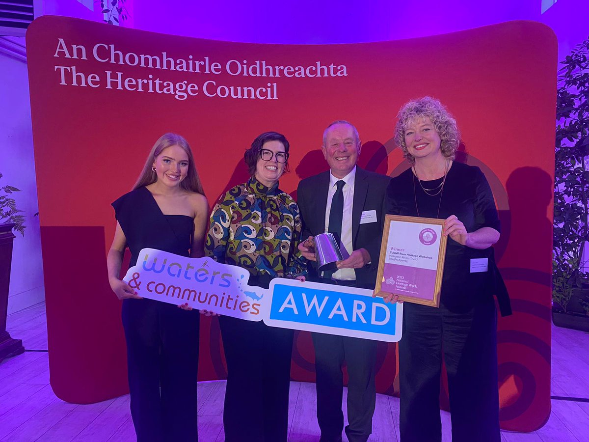 Massive congratulations to Merdog Books author Liam Campbell and colleagues on winning a Heritage Council award for work on promoting water and rivers heritage. Liam's book Room for the River is being published in paperback just in time for Christmas!! More news on that soon.