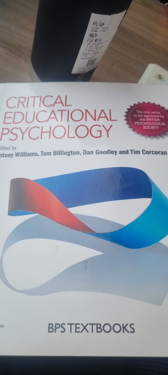 'If you are going to survive as an educational psychologist, you have to learn to accept that there are things you cannot change but if  you are going to survive as a person then you cannot stop trying to change things that you cannot accept'🔥Revisiting this book @NiallDevlin17