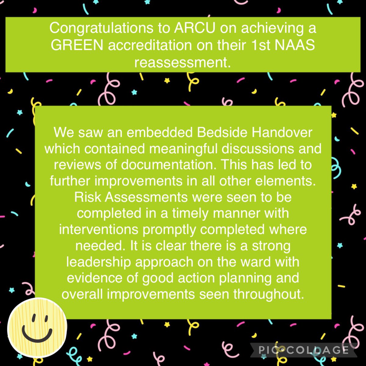 Thankyou to ARCU <a href="/BuryCO_NHS/">Bury Care Organisation</a> for welcoming the NAAS team yesterday to complete their 1st NAAS reassessment. Well Done on achieving GREEN 💚 <a href="/vicky77147439/">Vicky</a> <a href="/NicolaRimmingt1/">Nicola Rimmington</a> <a href="/lorna_beswick/">Lorna May Beswick</a> <a href="/JaneGarforth1/">Jane Garforth</a> <a href="/hcarterrje/">helen carter</a> <a href="/jacqui_burrow/">Jacqui Burrow</a> <a href="/davidwthorpe1/">David Thorpe</a> <a href="/heathercaudle/">Professor Heather Caudle</a> <a href="/NCAlliance_NHS/">Northern Care Alliance NHS Foundation Trust (NCA)</a>