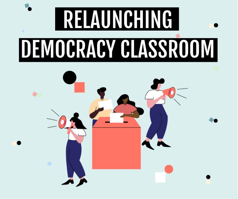 We are excited to announce the relaunch of the Democracy Classroom platform! 🎉 The new website is filled with resources, events and programmes from our partners, all aimed at supporting teachers and youth practitioners to engage young people in upcoming elections. Thank you