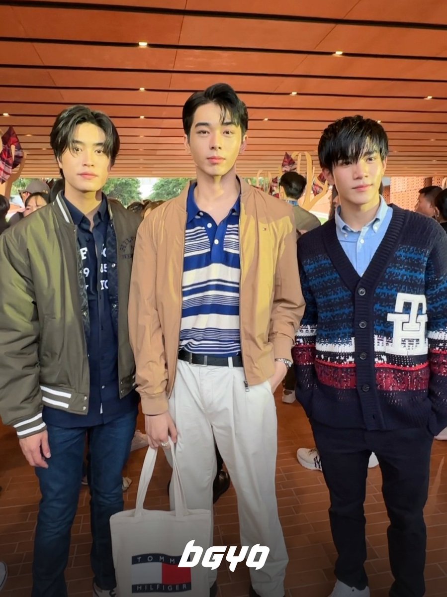 #BGYO | Yup! TH for @BGYO_Gelo stands for Tommy Hilfiger! 😎 Look! Gelo with @ryvlsco and Thai actors @hirunkit_, @gemini_ti, @tawattannn at the event! ✨️

#tommyhilfiger #TommyHilfigerThailand #SSILife @SSILifePH