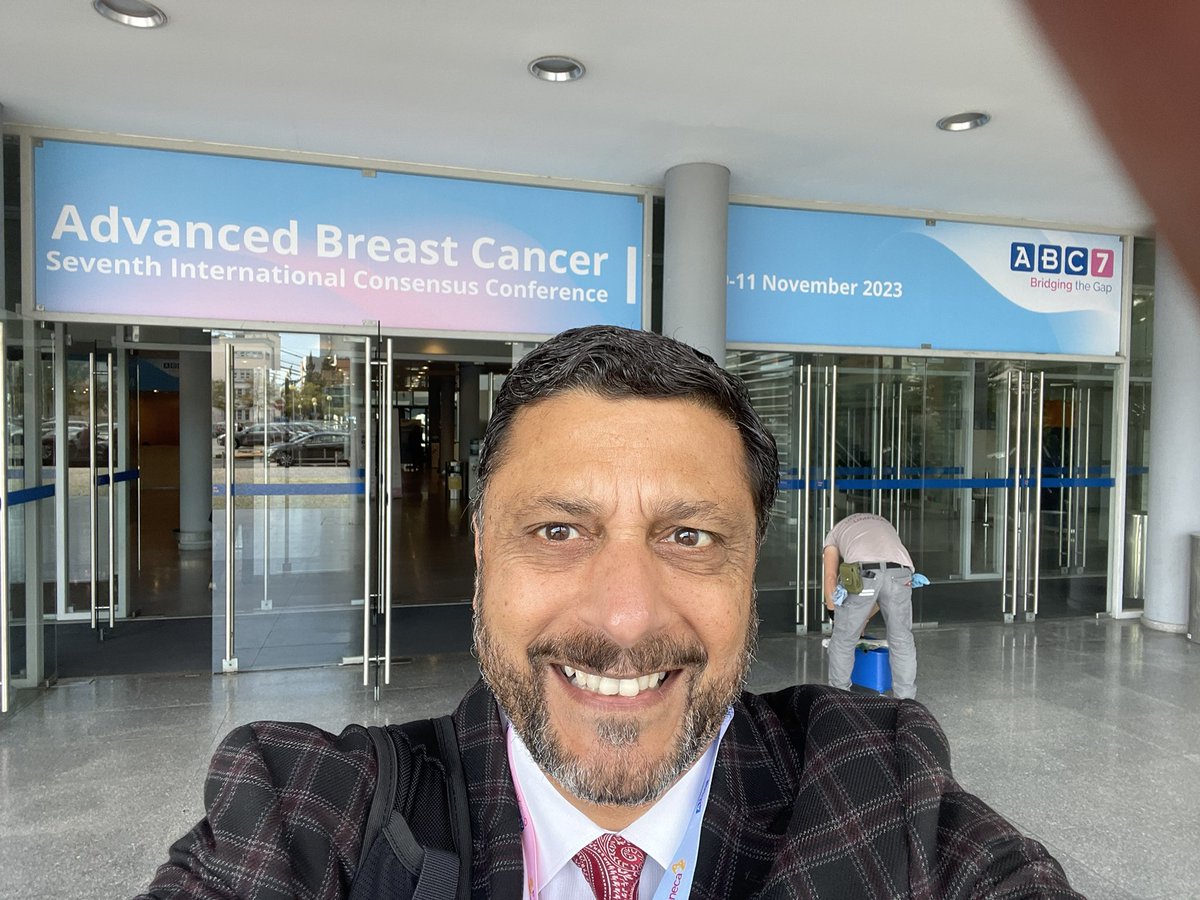 Hello from Lisbon. Honored & privileged to be part of #ABCLisbon representing @pfizer and see the oncology community come together & make a difference for advanced breast cancer patients globally through development of International consensus guidelines @ASCO @SABCSSanAntonio