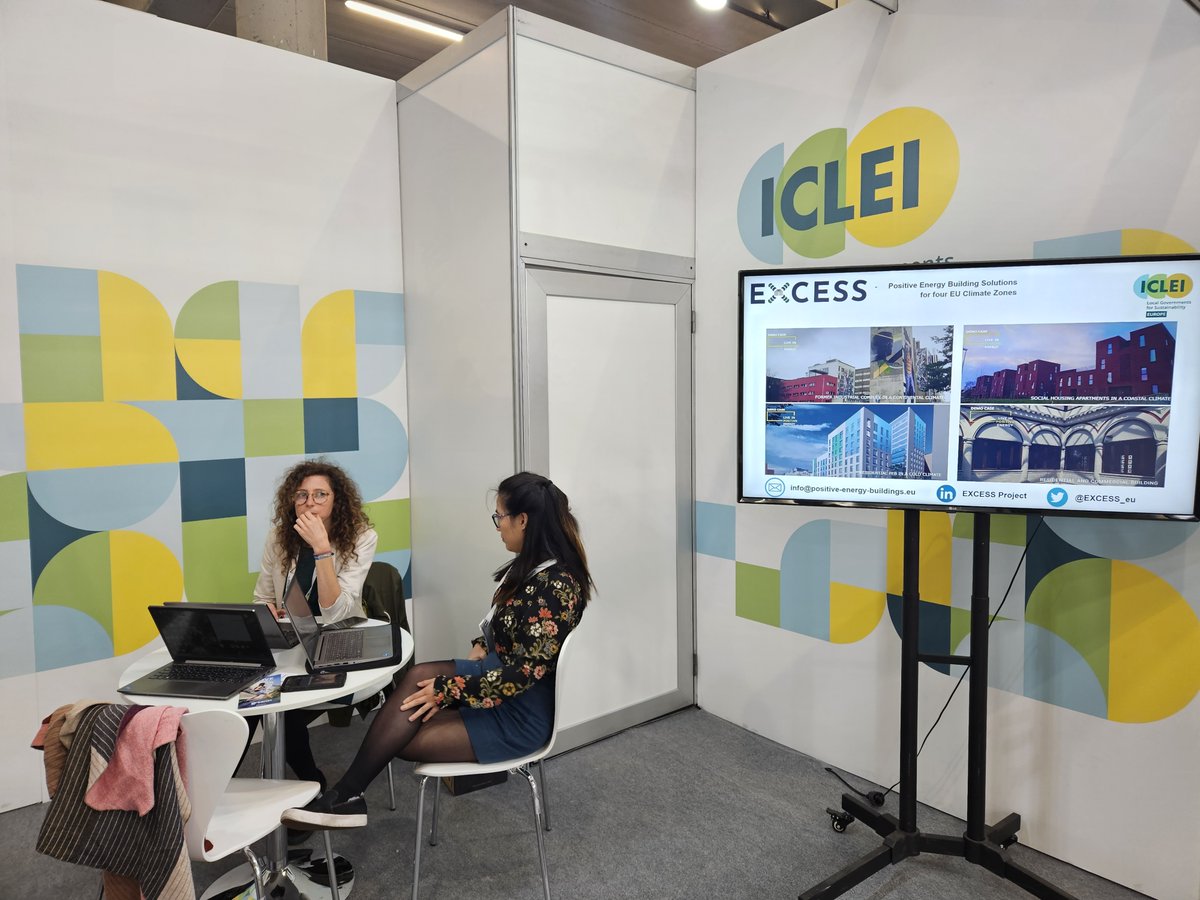 A busy week is coming to an end for #EXCESS project partners at #SCEWC23!🎉
🙏to all partners, @EUSmartCities & interested attendees who stepped by to explore our #Positive #Energy #Building solutions!🏡
We will keep the conversation going for🇪🇺#Building #RenovationWave happen!🌊