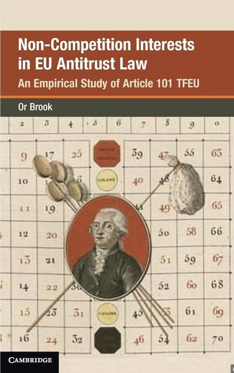 In the October issue: Niamh Dunne (@LSELaw) reviews “Non-Competition Interests in EU Antitrust Law: An Empirical Study of Article 101 TFEU” by @or_brook, published by @CUPAcademic @CUP_Law kluwerlawonline.com/journalarticle…