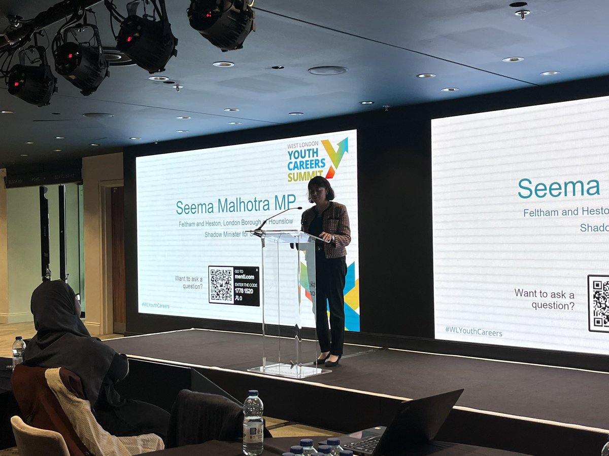 Seema Malhotra MP (@seemamalhotra1) on Twitter photo <a href="/BrentYPF/">YoungBrentFoundation</a> A pleasure to speak to delegates at #WLYouthCareers.
Their commitment to establishing opportunities for young people and learners showcases the very best of West London. <a href="/BrentYPF/">YoungBrentFoundation</a> A pleasure to speak to delegates at #WLYouthCareers.
Their commitment to establishing opportunities for young people and learners showcases the very best of West London.