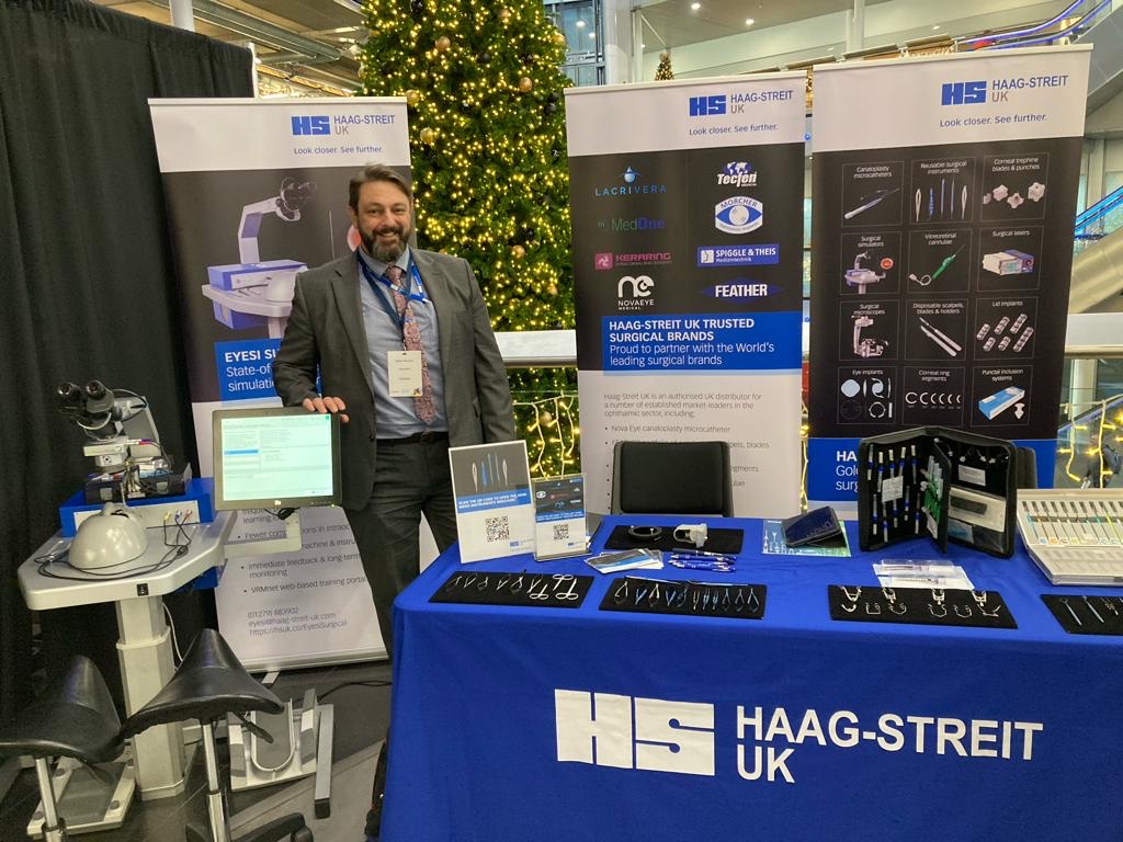 HS-UK is excited to be exhibiting at the BEAVRS event in Birmingham this morning. Visit the stand to have a demo of the fantastic Eyesi Surgical simulator and see our range of John Weiss Surgical instruments & Trusted Surgical brands @BEAVRStweets #HSUKEvents #ophthalmology