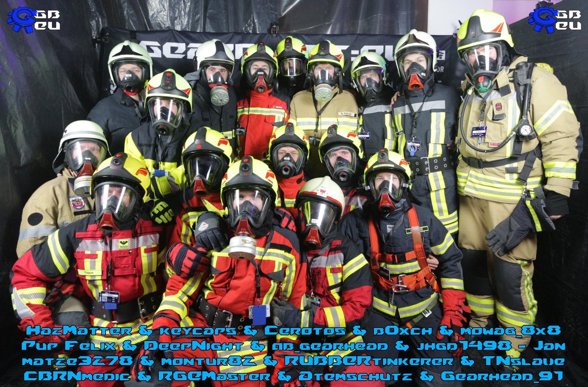 I present to you, the @GearBlastEU fire department of 2023 #feuerwehr #feuerwehrmann #ultraelite #haixdeutschland #haixboots #haix #haixfireeagle #pressluft #pressluftatmer #firefighter #gearhead #atemschutz #atemschutzgeräteträger #atemschutzmaske #gearfetish