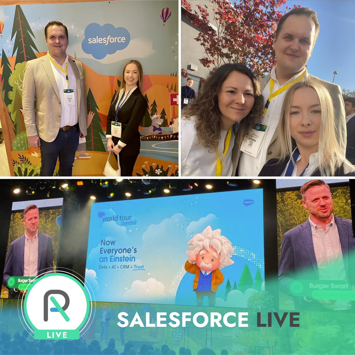 RoutineAutomat2's tweet image. Incredible time with trailblazers at #SalesforceWorldTour Zurich yesterday! We loved diving into innovations &amp;amp; connecting.

Next - Vienna on 11/14 for #SalesforceInnovationDay. More inspiration ahead!

Thank you #trailblazers for an amazing event! This community is great. 🙏