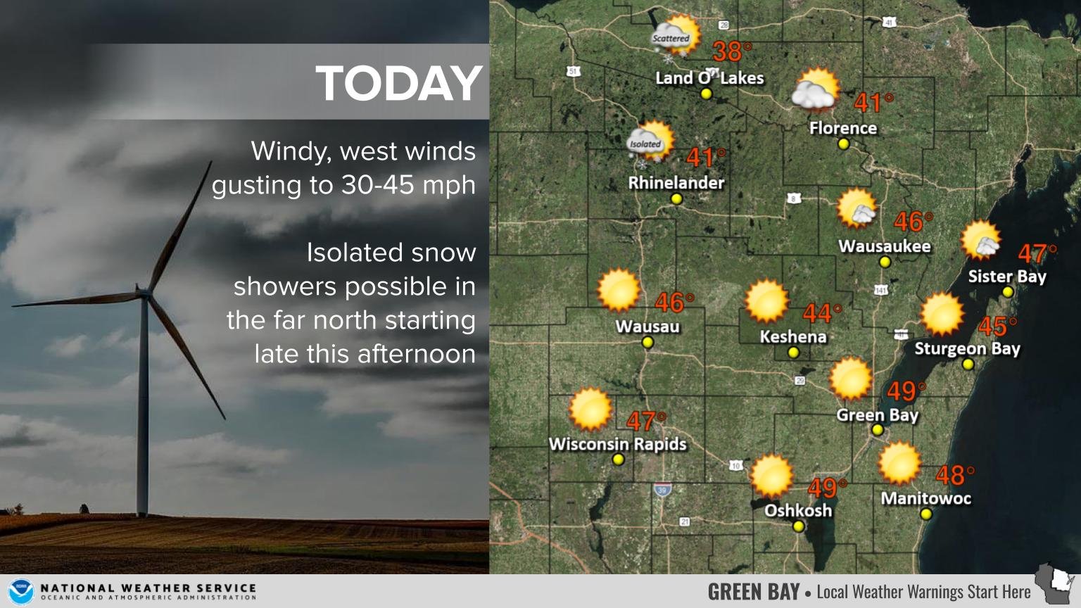 Central Wisconsin, Green Bay, Fox Valley winter storm forecast Tuesday