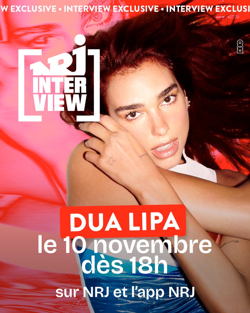 Elle a choisi #NRJ ! Interview exclusive de <a href="/DUALIPA/">DUA LIPA</a> demain à 18h pour la sortie de #Houdini