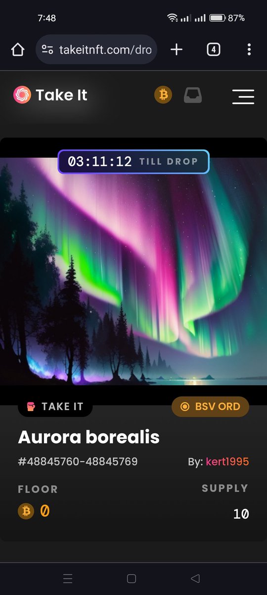 GM!!

Almost there! 3 hours left, we're going to live <a href="/TakeItNFT/">Take It</a> good luck. I hope you like it. 🔥