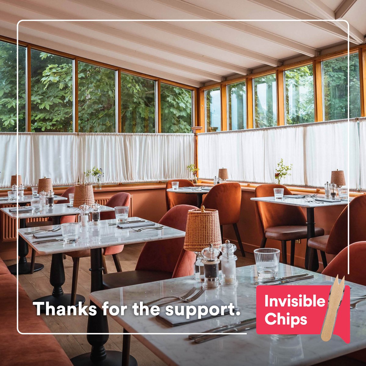 New stockist alert🎉 Thank you to @thetorrindon for joining the #InvisibleChips family.

Find out how you can join us: invisiblechips.org.uk