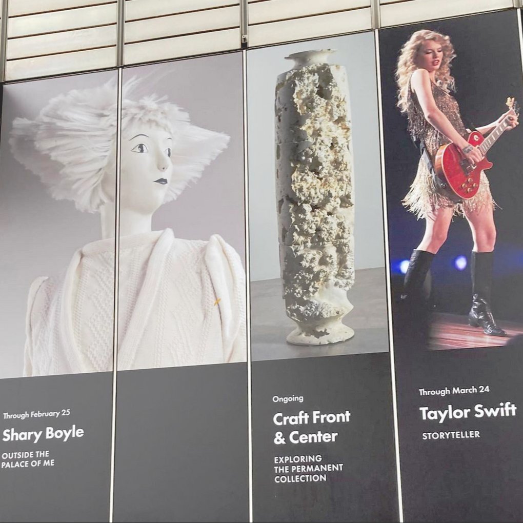 Thank you to the UK Friends of @womeninthearts for sharing this New York billboard for @MADMuseum featuring my work alongside @taylorswift13 and @shary_boyle #championingartbywomen